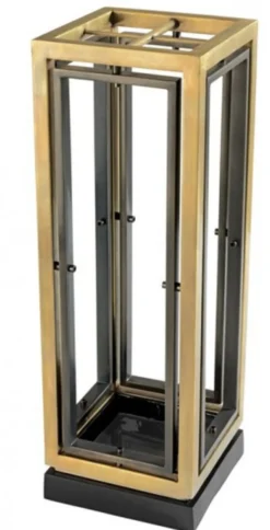Casa Padrino Luxus Schirmständer New York aus Messing, 59 x 20 x 20 cm, Goldfarben