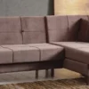 Casa Padrino Luxus Schlafsofa Dunkelbraun 243 x 150 x H. 83 cm - Modernes Wohnzimmer Sofa mit 2 Kissen - Wohnzimmer Möbel