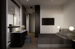 Casa Padrino Luxus Schminktisch mit 3 Schubladen und ausklappbarem Spiegel Schwarz / Weiß 120 x 50 x H. 76 cm - Luxus Badezimmer Möbel - Hotel Möbel