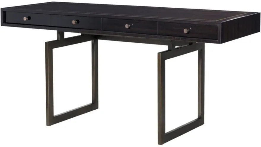 Casa Padrino Luxus Schreibtisch 160 x 55 x H. 76 cm - Designer Kollektion