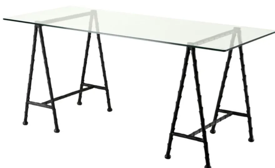 Casa Padrino Luxus Schreibtisch 170 x 80 x H. 77 cm - Luxus Qualität