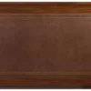 Casa Padrino Luxus Schreibtisch mit Tür und 6 Schubladen Braun / Silber 160 x 80 x H. 79 cm - Büromöbel
