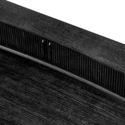 Casa Padrino Luxus Schreibtisch Schwarzgrau / Messing 130 cm