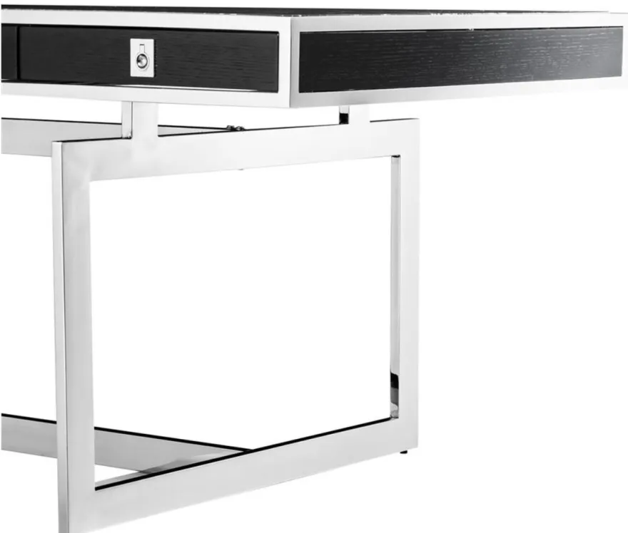Casa Padrino Luxus Schreibtisch mit 4 Schubladen 190 x 90 x H. 74,5 cm - Luxus Kollektion
