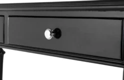 Casa Padrino Luxus Schreibtisch Sekretär Hochglanz Schwarz Klavierlack 170 x 80 cm