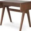 Casa Padrino Luxus Schreibtisch Braun 90 x 53 x H. 77 cm - Massivholz Sekretär - Bürotisch - Büro Möbel - Luxus Qualität