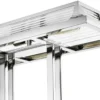 Casa Padrino Luxus Schreibtischleuchte im edlen Design Silber 69 x 29 x H. 40 cm