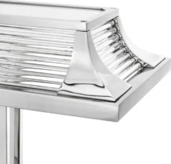 Casa Padrino Luxus Schreibtischleuchte im edlen Design Silber 69 x 29 x H. 40 cm