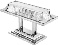 Casa Padrino Luxus Schreibtischleuchte im edlen Design Silber 69 x 29 x H. 40 cm