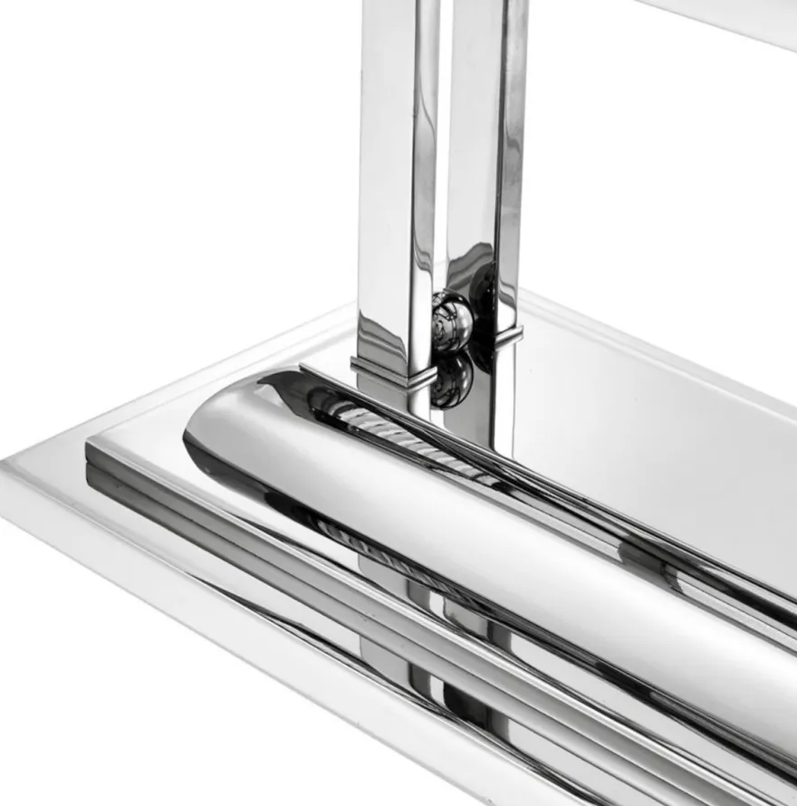 Casa Padrino Luxus Schreibtischleuchte im edlen Design Silber 69 x 29 x H. 40 cm