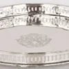 Casa Padrino Luxus Serviertablett Silber 30 x 23 x H. 5 cm - Edles Gastronomie Accessoire