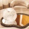Casa Padrino Luxus Serviertablett Antik Messing 66,5 cm - Luxus Accessoires