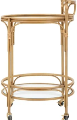 Casa Padrino Luxus Servierwagen Naturfarben - Gastronomie Accessoires