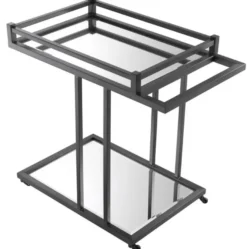 Casa Padrino Luxus Servierwagen Bronze 78 x 46 x H. 79 cm - Luxus Hotel & Restaurant Accesoires