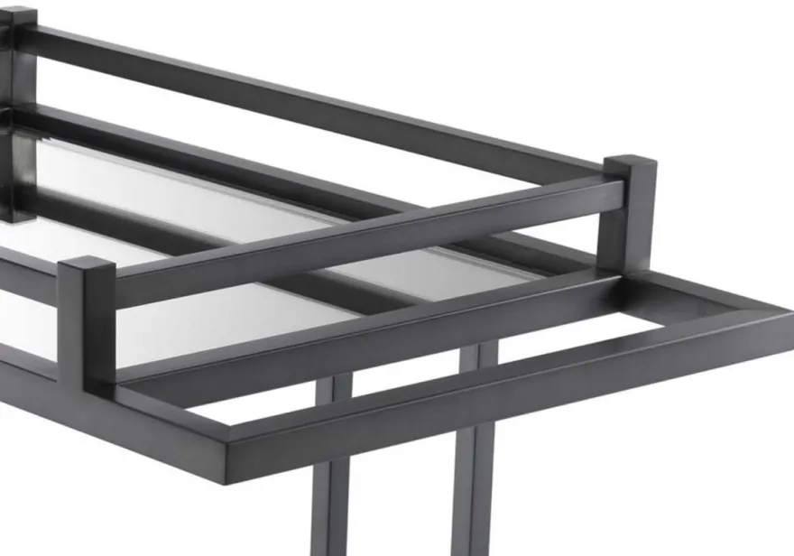 Casa Padrino Luxus Servierwagen Bronze 78 x 46 x H. 79 cm - Luxus Hotel & Restaurant Accesoires