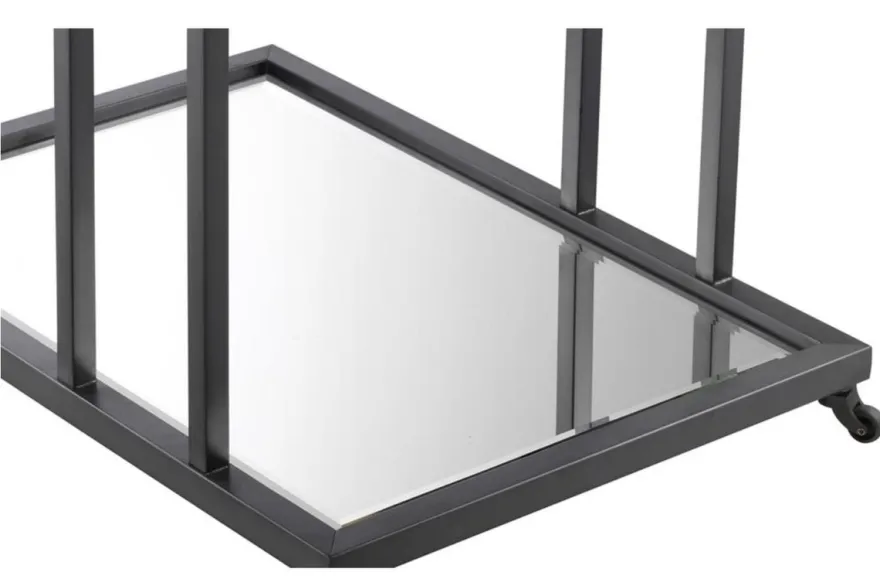 Casa Padrino Luxus Servierwagen Bronze 78 x 46 x H. 79 cm - Luxus Hotel & Restaurant Accesoires