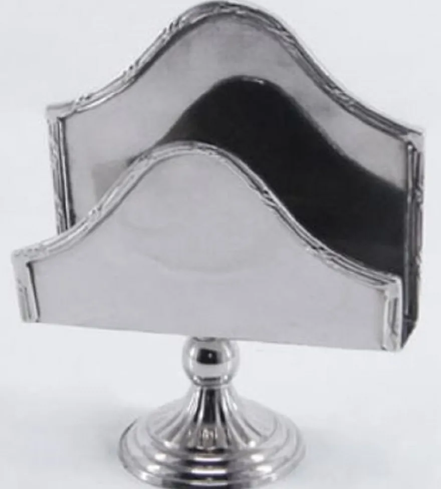 Casa Padrino Luxus Serviettenhalter Silber 13 x 5 x H. 16 cm - Hotel & Restaurant Accessoires