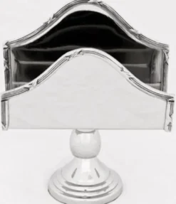 Casa Padrino Luxus Serviettenhalter Silber 13 x 5 x H. 16 cm - Hotel & Restaurant Accessoires