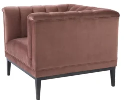 Casa Padrino Luxus Sessel Altrosa 89 x 86 x H. 75 cm - Wohnzimmermöbel