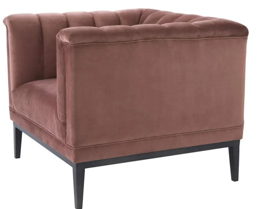 Casa Padrino Luxus Sessel Altrosa 89 x 86 x H. 75 cm - Wohnzimmermöbel