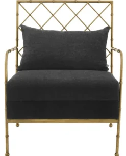 Casa Padrino Luxus Sessel Antik Messing 64,5 x 71,5 x H. 83 cm - Limited Edition