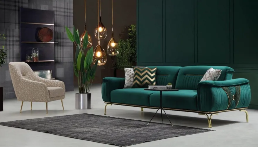 Casa Padrino Luxus Sessel Beige / Gold 58 x 80 x H. 94 cm - Wohnzimmer Sessel mit elegantem Muster - Wohnzimmer Möbel