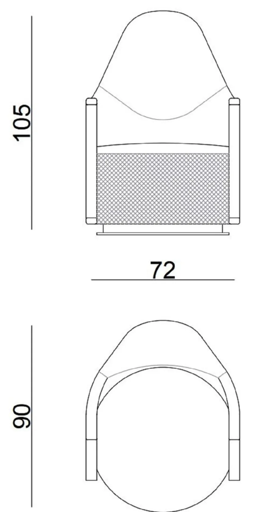 Casa Padrino Luxus Sessel Creme / Grau / Gold 72 x 90 x H. 105 cm - Wohnzimmer Sessel - Hotel Sessel - Wohnzimmer Möbel - Hotel Möbel - Luxus Möbel - Luxus Einrichtung
