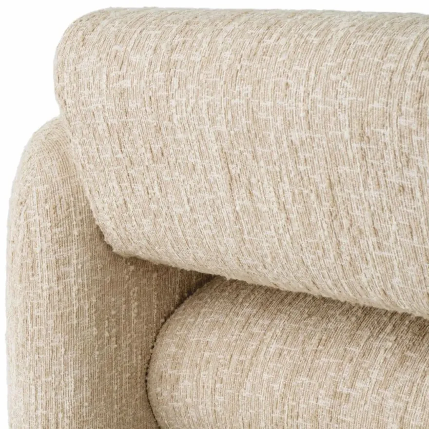 Casa Padrino Luxus Sessel Creme 100 cm - Wohnzimmer & Hotel Möbel