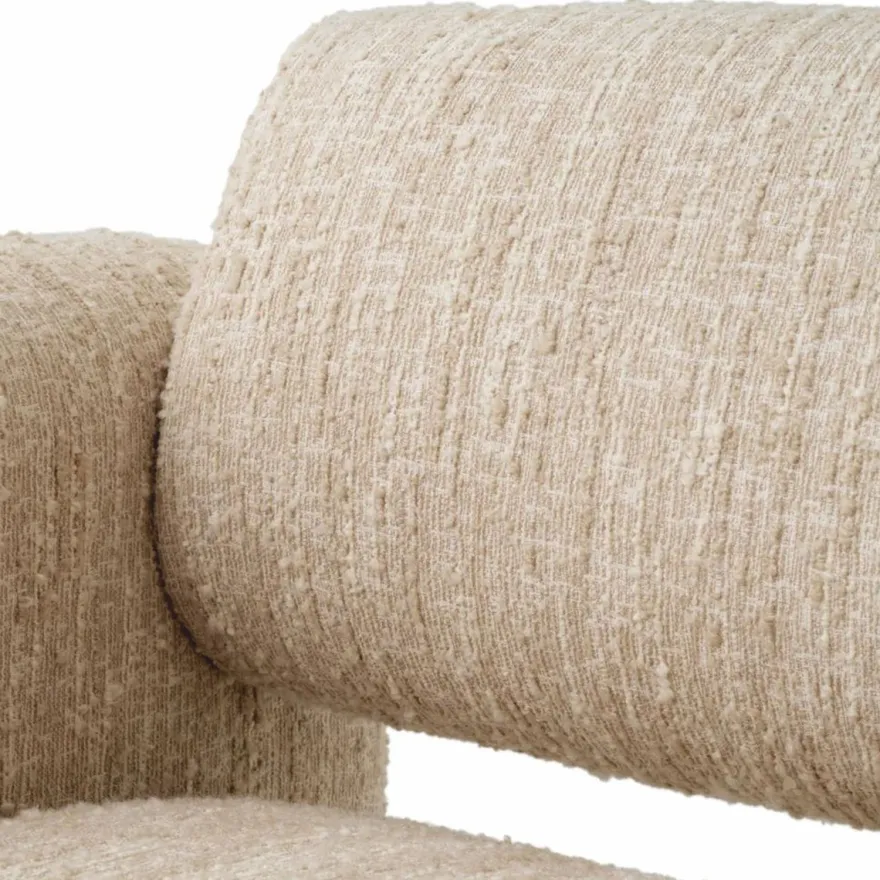 Casa Padrino Luxus Sessel Creme 100 cm - Wohnzimmer & Hotel Möbel