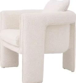 Casa Padrino Luxus Sessel Creme 81 x 77 x H. 68 cm - Wohnzimmer Sessel - Hotel Sessel - Wohnzimmer Möbel - Luxus Möbel - Wohnzimmer Einrichtung - Luxus Einrichtung - Möbel Luxus