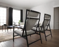 Casa Padrino Luxus Sessel Cremeweiß / Matt Schwarz 69 x 92 x H. 107 cm - Wohnzimmer Sessel - Hotel Sessel - Wohnzimmer Möbel - Hotel Möbel - Luxus Möbel - Luxus Einrichtung