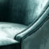 Casa Padrino Luxus Sessel Ägäisches Grün / Schwarz 70 x 88 x H. 85 cm - Hotel Möbel