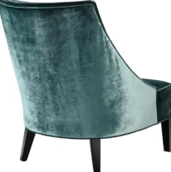 Casa Padrino Luxus Sessel Ägäisches Grün / Schwarz 70 x 88 x H. 85 cm - Hotel Möbel