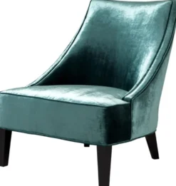 Casa Padrino Luxus Sessel Ägäisches Grün / Schwarz 70 x 88 x H. 85 cm - Hotel Möbel