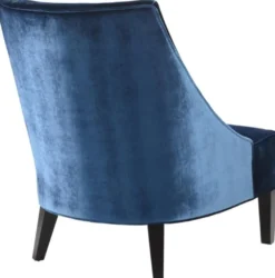 Casa Padrino Luxus Sessel Ägäisches Blau / Schwarz 70 x 88 x H. 85 cm - Hotel Möbel