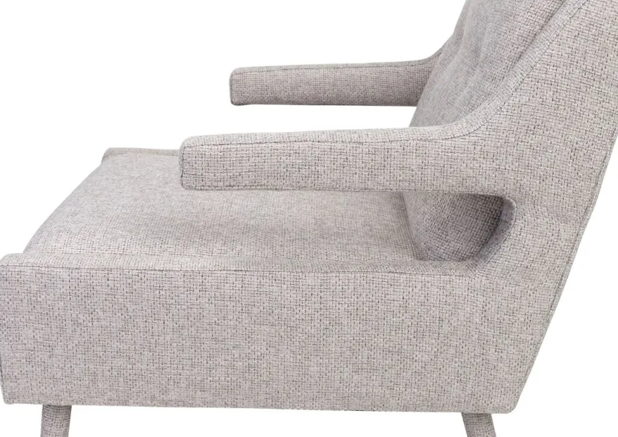 Casa Padrino Luxus Sessel Grau / Gold 76 x 88 x H. 89 cm - Wohnzimmer Sessel im Neoklassichen Stil - Designer Wohnzimmermöbel