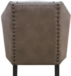 Casa Padrino Luxus Sessel Grau / Braun / Schwarz 61 x 71 x H. 69 cm - Hotel & Restaurant Möbel