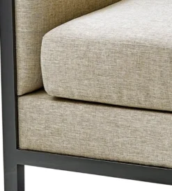 Casa Padrino Luxus Sessel Grau / Schwarz / Braun 70 x 70 x H. 67,5 cm - Hotel Möbel