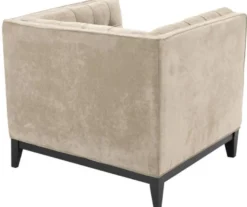 Casa Padrino Luxus Sessel Greige 94 x 82 x H. 77 cm - Hotel Kollektion
