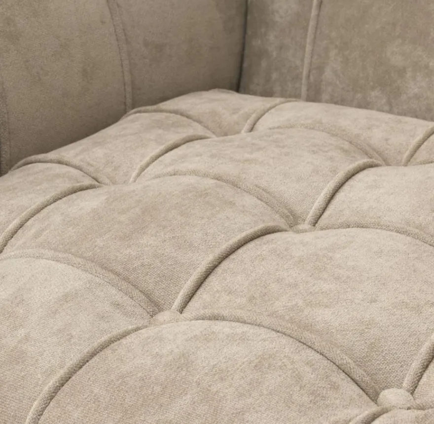 Casa Padrino Luxus Sessel Greige 94 x 82 x H. 77 cm - Hotel Kollektion