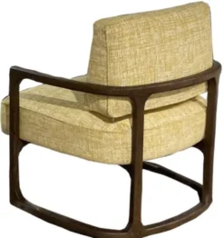 Casa Padrino Luxus Sessel Grün / Dunkelbraun 80 x 73 x H. 60 cm - Wohnzimmer Sessel - Hotel Sessel - Wohnzimmer Möbel - Hotel Möbel - Luxus Möbel - Luxus Einrichtung