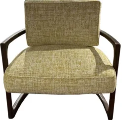 Casa Padrino Luxus Sessel Grün / Dunkelbraun 80 x 73 x H. 60 cm - Wohnzimmer Sessel - Hotel Sessel - Wohnzimmer Möbel - Hotel Möbel - Luxus Möbel - Luxus Einrichtung