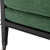 Casa Padrino Luxus Sessel Grün / Schwarz / Naturfarben 71 x 68,5 x H. 84 cm - Hotel Möbel