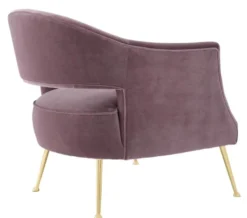 Casa Padrino Luxus Sessel Lila 71 x 75,5 x H. 74,5 cm - Hotel Möbel