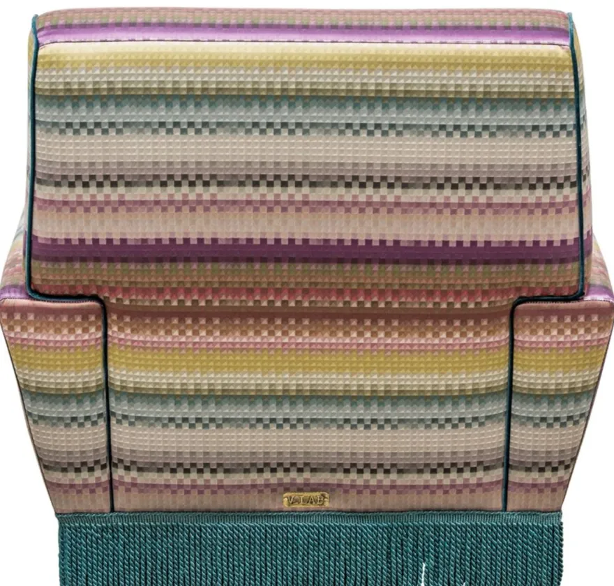 Casa Padrino Luxus Sessel Mehrfarbig 80 x 85 x H. 80 cm - Wohnzimmer Möbel