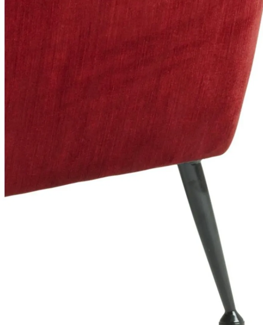Casa Padrino Luxus Sessel Rot 88 x 80 x H. 91 cm - Designer Club Möbel