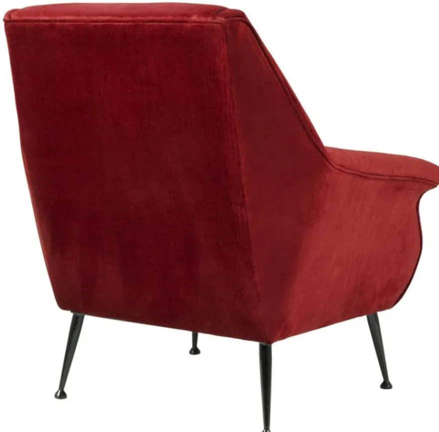 Casa Padrino Luxus Sessel Rot 88 x 80 x H. 91 cm - Designer Club Möbel