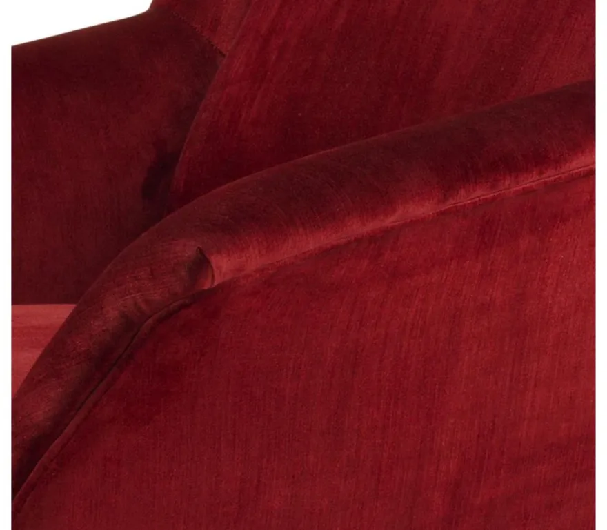 Casa Padrino Luxus Sessel Rot 88 x 80 x H. 91 cm - Designer Club Möbel