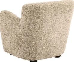 Casa Padrino Luxus Sessel Sandfarben / Schwarz 87 x 86 x H. 80 cm - Wohnzimmer Sessel - Hotel Sessel - Wohnzimmer Möbel - Luxus Möbel - Wohnzimmer Einrichtung - Luxus Einrichtung - Möbel Luxus