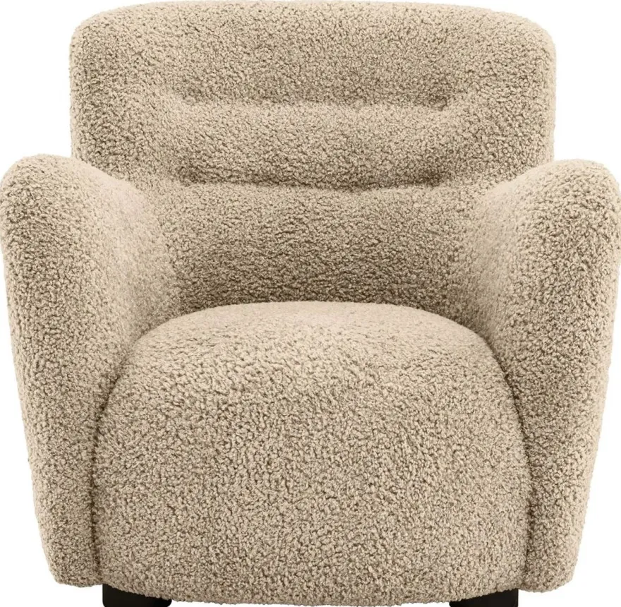 Casa Padrino Luxus Sessel Sandfarben / Schwarz 87 x 86 x H. 80 cm - Wohnzimmer Sessel - Hotel Sessel - Wohnzimmer Möbel - Luxus Möbel - Wohnzimmer Einrichtung - Luxus Einrichtung - Möbel Luxus